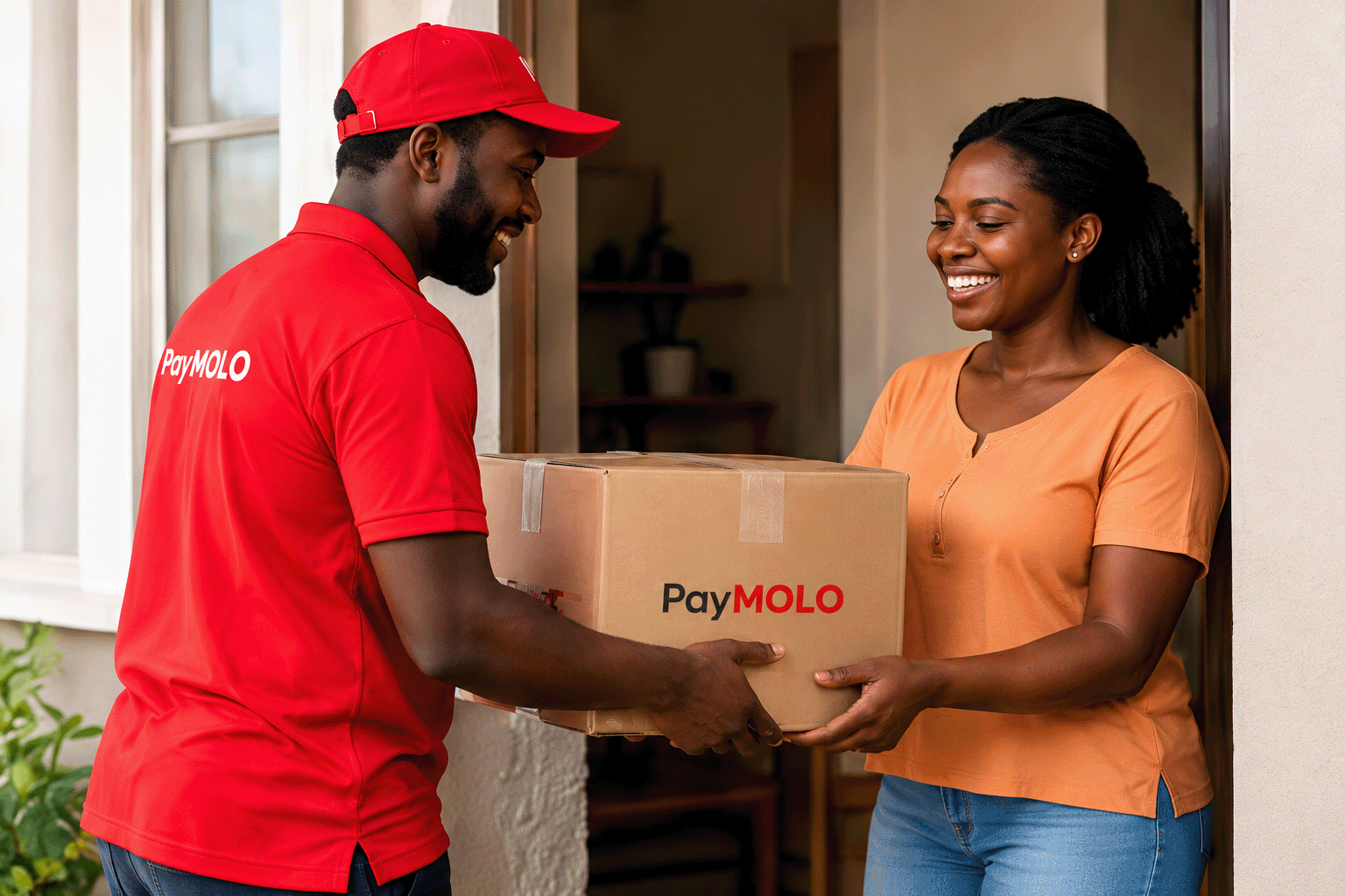 Livraison PayMOLO à domicile
