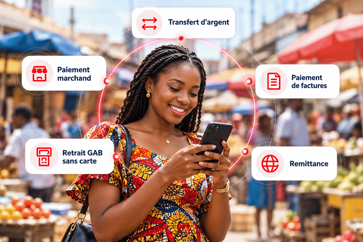 Customer using GAV digital services